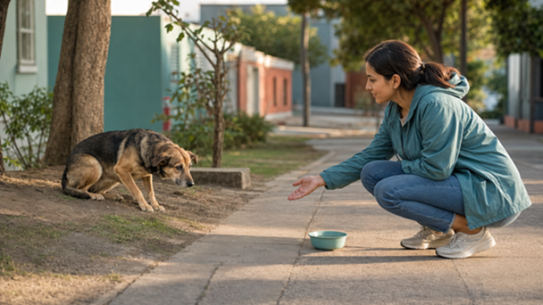 ¿Cómo ayudar a una mascota asustada sin ponerla en peligro?