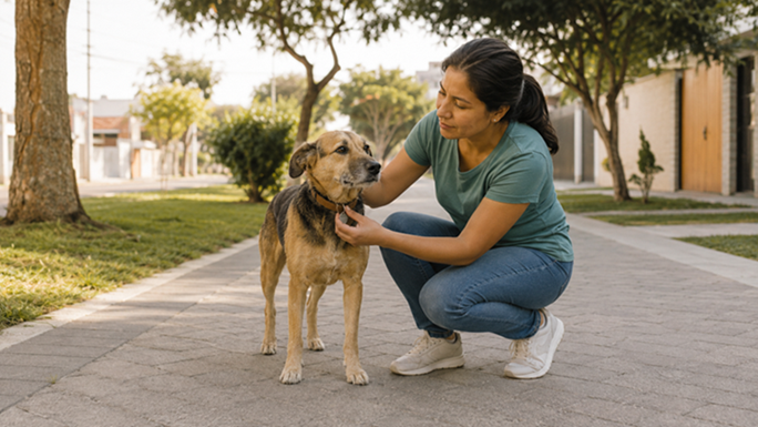 Encontré una mascota perdida: ¿qué debo hacer?